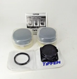TIFFEN TELEPHOTO CONVERTER 1.5, SUPER WIDE ANGLE 0.65, +7, +10 37mm, Case, - Picture 1 of 6