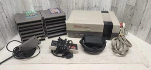 Orig. Nintendo NES System Console Acc. + 14 Games! Duck Tales Mario 3 Tetris!  - Picture 1 of 23