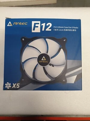 Antec F12 120MM, 12CM  Case cooling Fans 5 Pack. - Image 1 of 3