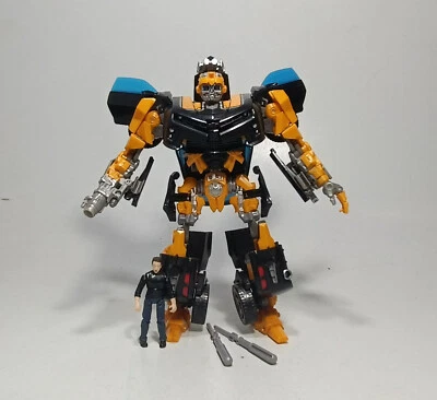 TRANSFORMERS 2011 DOTM HUMAN ALLIANCE BUMBLEBEE & SAM WITWICKY 100% COMPLETE - Image 1 of 4
