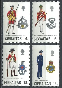 Gibraltar 1974 • Sс# 310-3/Gb# 331-4 • military uniforms • MNH OG VF (SU-9691) - Picture 1 of 1
