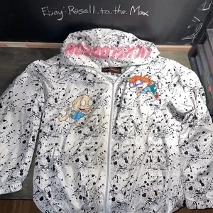 Members Only Nickelodeon Rugrats Space Madness Windbreaker Jacket Size Medium - Picture 1 of 6