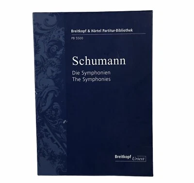 Breitkopf Hartel Partitur Bibliothek Schumann The Symphonies Boxed 5 Book Set   - Image 1 of 4