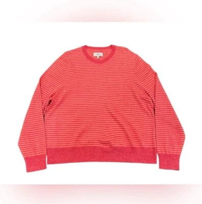 Suéter Jack Spade Judson Cuello Redondo Jaspeado Rojo Rayas XXL Foto 1 de 4