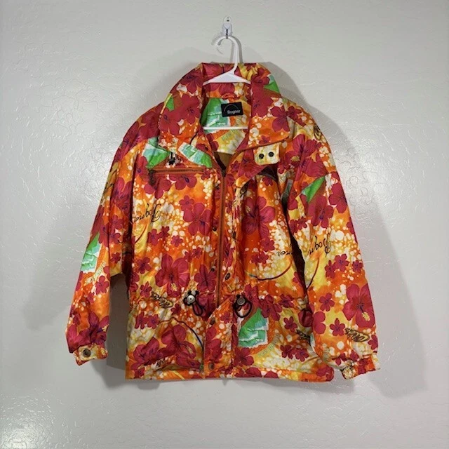 Chaqueta de esquí vintage Bogner para mujer mediana (ver medidas) colorido arte floral Foto 1 de 4