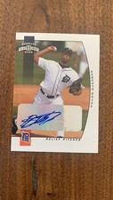 2005 Donruss Team Heroes Roberto Novoa Detroit Tigers Autograph Auto Card
