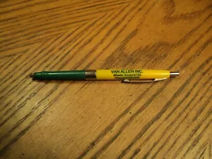 Vintage Ready Riter Ballpoint Pen  John Deere  Van Allen Inc 5-1/8" Long USA  A - Picture 1 of 15