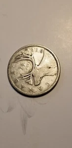 Rare Canada 1938 Keydate Silver 25 Cent Coin Idft1. - Picture 1 of 2