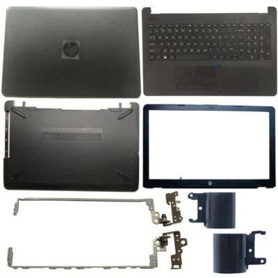 New for HP 15-BS 15-BW Black LCD Back Cover/Bezel/Palmrest/Bottom/Hinges/Cover  - Image 1 of 4