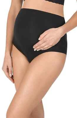 Natori Bliss Perfection Maternity Full Panel Brief Black Women's Size L  L10031 - Image 1 of 4