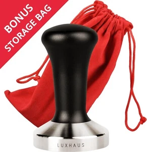 ESPRESSO TAMPER 58MM BARISTA COFFEE TAMPER WITH 100% FLAT STAINLESS STEEL BASE - Picture 1 of 7