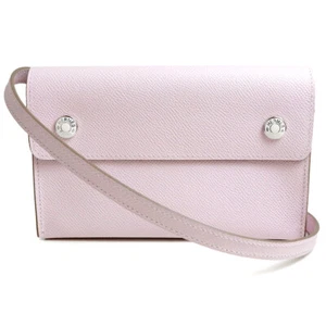 HERMES Hermes Snap To Go Wallet Shoulder Bag Epsom calfskin, Mauve Pale - Picture 1 of 11