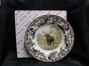 Spode Woodland Majestic Elch, England: NEU Essteller, 10 1/2", Box - Bild 1 von 8