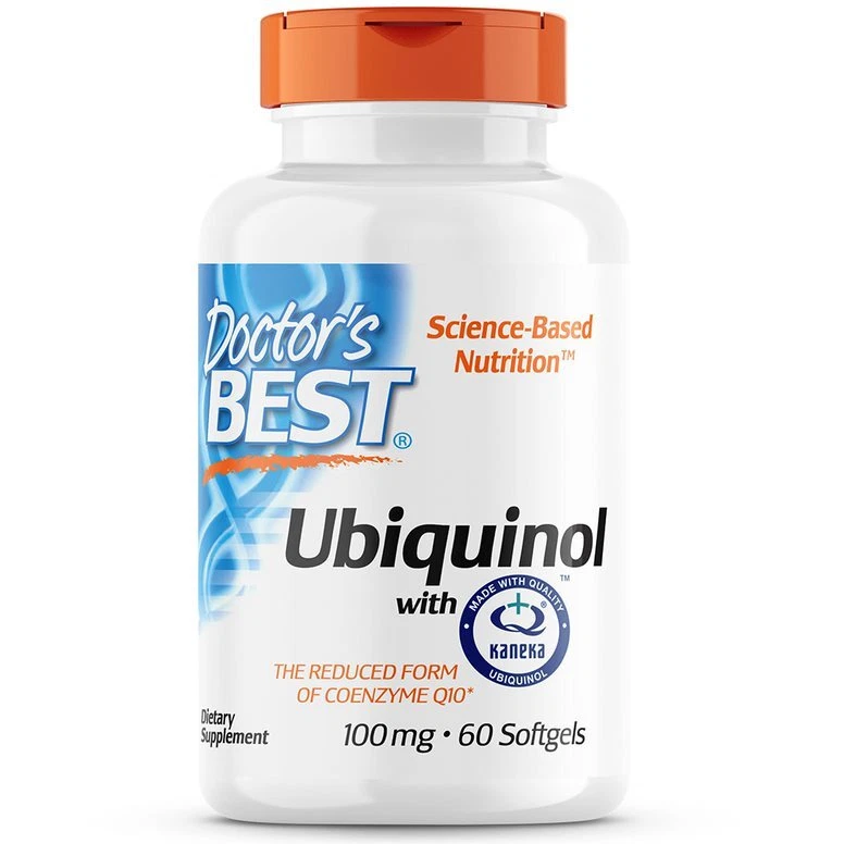 Doctor's Best, Ubiquinol with Kaneka, 100mg, 60 Weichkapseln - Blitzversand