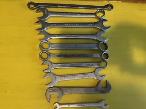 FULTON-ARMALOY-BONNEY-PLUMB-ALLENITE 10 PC. COMBO WRENCHS MADE In USA LOT 83 - Picture 1 of 6