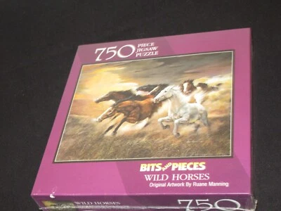 Studio Puzzle Ruane Manning Wild Horses 500 Piece Jigsaw Bits And Pieces NEW - Image 1 of 2