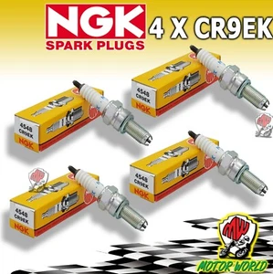 Set 4 Spark Plugs NGK CR9EK Kawasaki ZX-12R Ninja 1200 2000 2001 2002 2003 2004 - Picture 1 of 1