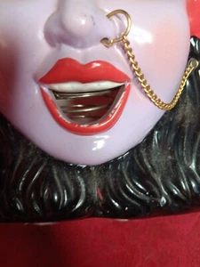 Kali Amavasya India Hindu UGLY FREAK  Moon Goddess God Statue Bust  Cigar Store - Picture 1 of 5