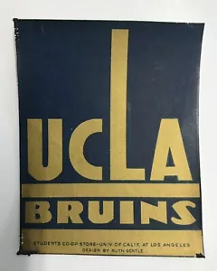 Very Old, Rare, Vintage, Original UCLA/Bruins Logo Decal, On Paper. - Picture 1 of 3