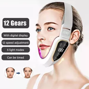 Pro. Facial Lifting Device LED Photon Therapy Face Slimming Massager V-Line US - Picture 1 of 12