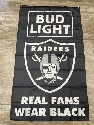 Las Vegas Oakland Raiders Bud light  Flag - 3x5 ft Allegiant Stadium 2022 LV Cover