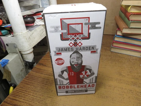 James Harden Fear the Beard Rockets Limited Edition BBVA Compass Bobblehead Cover