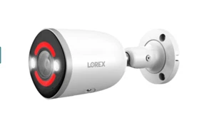 Lorex 4K Ultra HD telecamera IP deterrenza intelligente con illuminazione di sicurezza intelligente E895AB - Foto 1 di 10