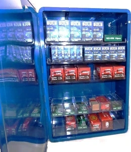 PROFI STAHL LAMPENSCHRANK LAMPENKASTEN MIT 200 GLÜHLAMPEN BESTÜCKT - Bild 1 von 1