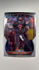 2022 Bowman University Tyler Van Dyke #7 Miami Hurricanes
