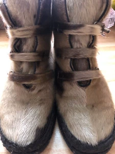 Fellstiefel Seehund 4 1/2 36 Damen futter Biberlamm neu ultra warm wasserdicht - Bild 1 von 7
