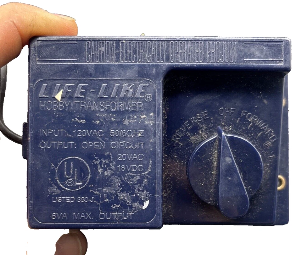 Life-Like Ho Scale Model Railroad Train Hobby 6V Transformer Tested 21649 390 J! - Image 1 of 4