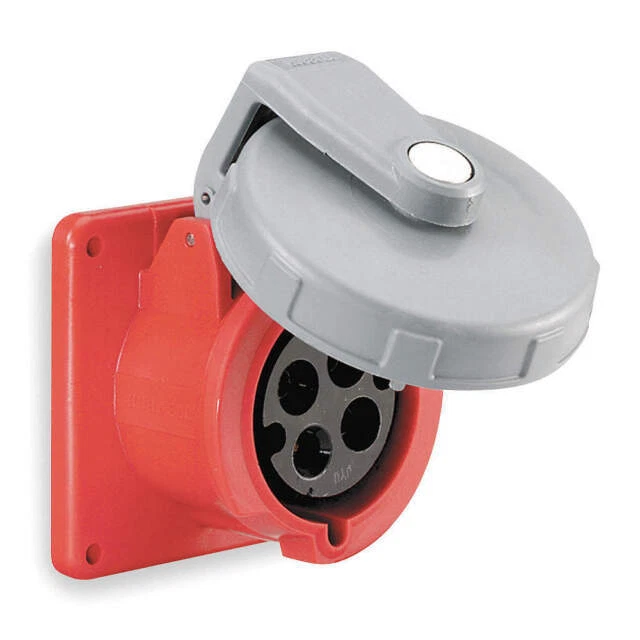 Hubbell HBL430R7W Pin and Sleeve IEC Receptacle