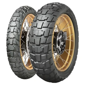 SET DE PNEUS DUNLOP 90/90-21 54T + 140/80-18 70S TRAILMAX RAID M+S - Photo 1/6