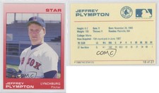 1988 Star Lynchburg Red Sox Jeff Plympton #18