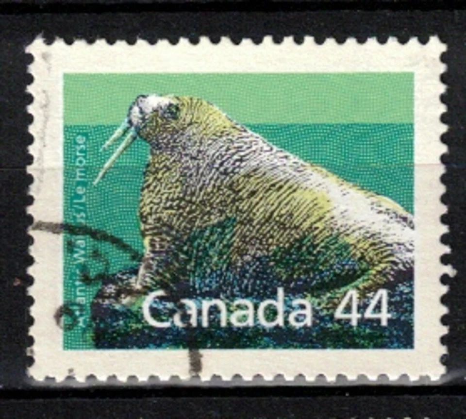 CANADA USED STAMP - SCOTT 1171a - FROM BOOKLET - MAMMAL DEFINITIVES - 1990 — 第 1/1 张图片