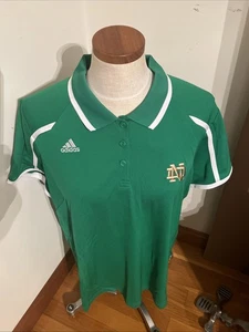 NWOT adidas NOTRE DAME POLO SHIRT WOMENS 2XL - Picture 1 of 3