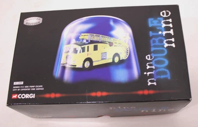 Ltd Ed. Corgi 9 Double 9 - Dennis F12 Side Pump Escape Coventry Fire CC13005 — 第 1/4 张图片