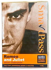 ROMEO & JULIET WILLIAM SHAKESPEARE CD AUDIO SMART PASS EDUCATION GUIDE 4 CDs VGC - Imagen 1 de 12