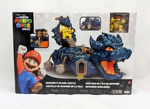 Playset 2023 Jakks Pacific The Super Mario Bros. Movie Bowser's Island Castle - Foto 1 di 2