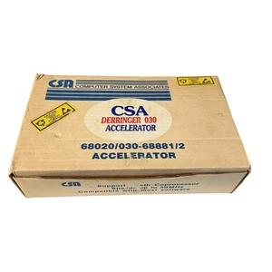 CSA Derringer 030 Accelerator Turbo Card + RAM Amiga 500 2000 + Original Box - Photo 1/3