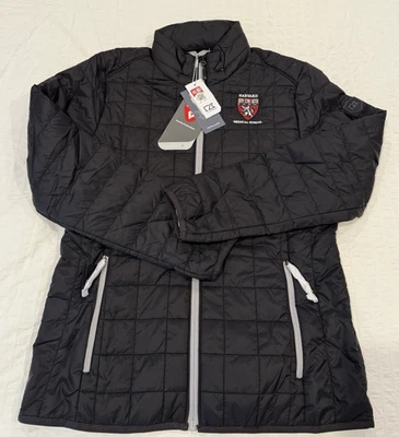 Cutter & Buck Harvard Medical School WOMEN'S Sz Medium PrimaLoft Black Jacket - Image 1 of 4