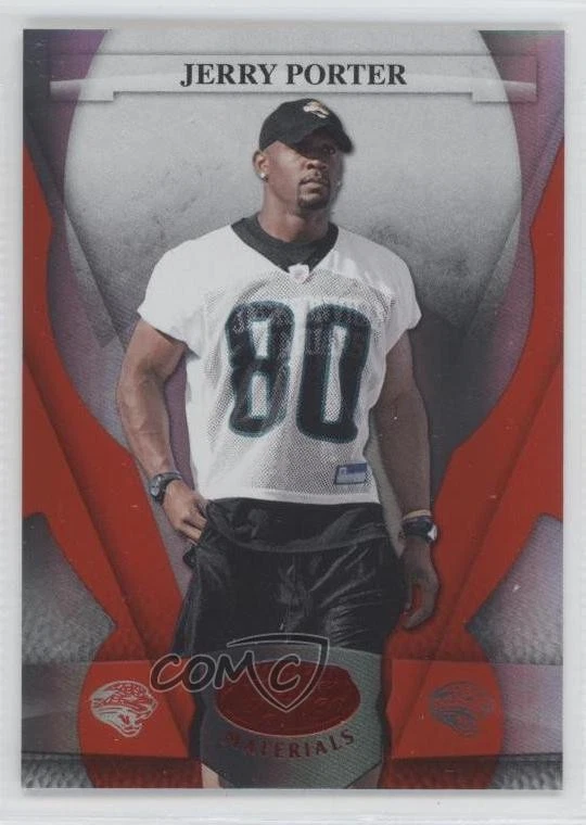 2008 Leaf Certified Materials Mirror Red /100 Jerry Porter #66 - Image 1 of 2