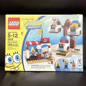 LEGO SpongeBob SquarePants 3816 Glove World - NEW Sealed - Box Wear