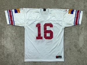 Nike Arizona Cardinals Jake Plummer #16 Jersey White State Flag Rookie VTG 90's - Picture 1 of 11