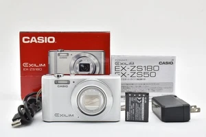 Casio Exilim EX-ZS180 White Compact Digital Camera 16.1MP w/Box from Japan - Picture 1 of 13