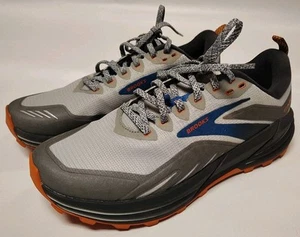 Brooks Cascadia 16 Trail Running Zapatos Para Hombre EE. UU. 9 Oyster/Naranja - Imagen 1 de 9