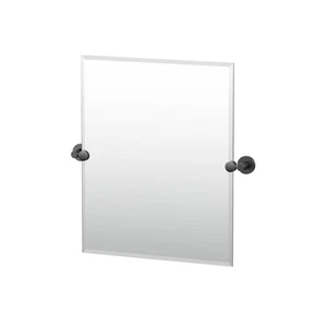 Gatco 4669SM Reveal 19-1/2" W x 24" H Rectangular Frameless - Black - Picture 1 of 1