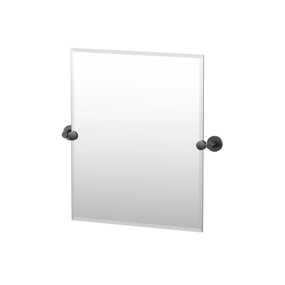 Gatco 4669SM Reveal 19-1/2" W x 24" H Rectangular Frameless - Black - Image 1 of 1