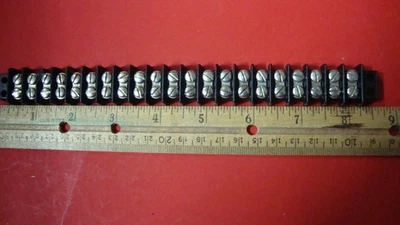 TRW Cinch/Beau 21-140, 21 Position Terminal Block Barrier, Strip 15A - Image 1 of 4