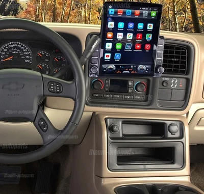 Radio estéreo de coche 9,7" Android 13 para Chevrolet Silverado 1500HD 2500HD 2004-2019 Foto 1 de 4